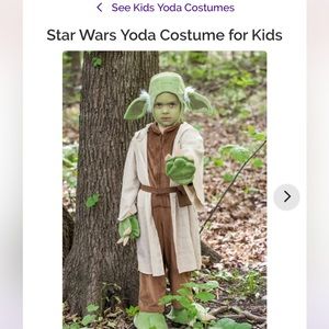 star wars yoda / grogu costume for toddler